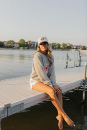 Grey America Teddy Bear Sweater