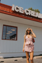 Claira Checkered Halter Top