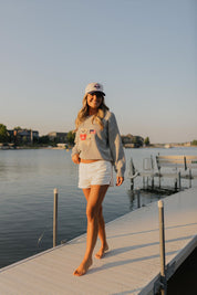 Grey America Teddy Bear Sweater