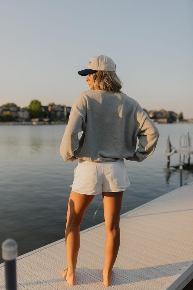 Grey America Teddy Bear Sweater