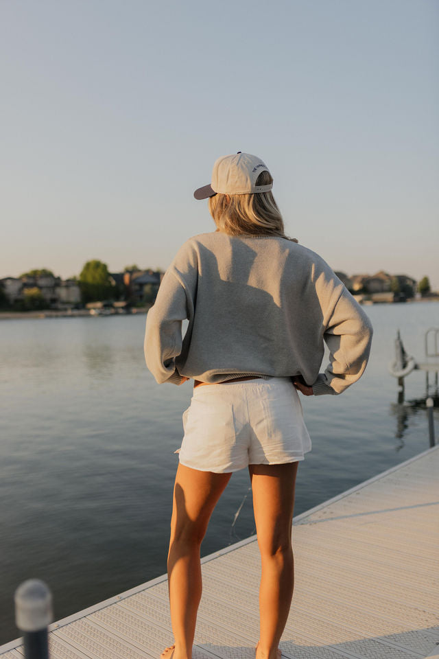 Grey America Teddy Bear Sweater