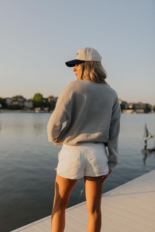 Grey America Teddy Bear Sweater