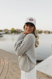 Grey America Teddy Bear Sweater