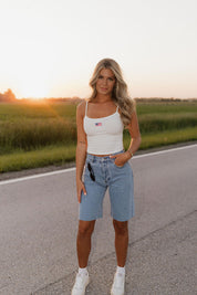 Haven Ribbed American Flag Tank