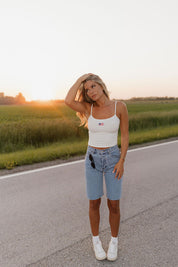 Haven Ribbed American Flag Tank