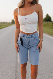 Haven Ribbed American Flag Tank