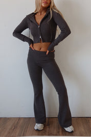 Hayden Knit Zip Up Set