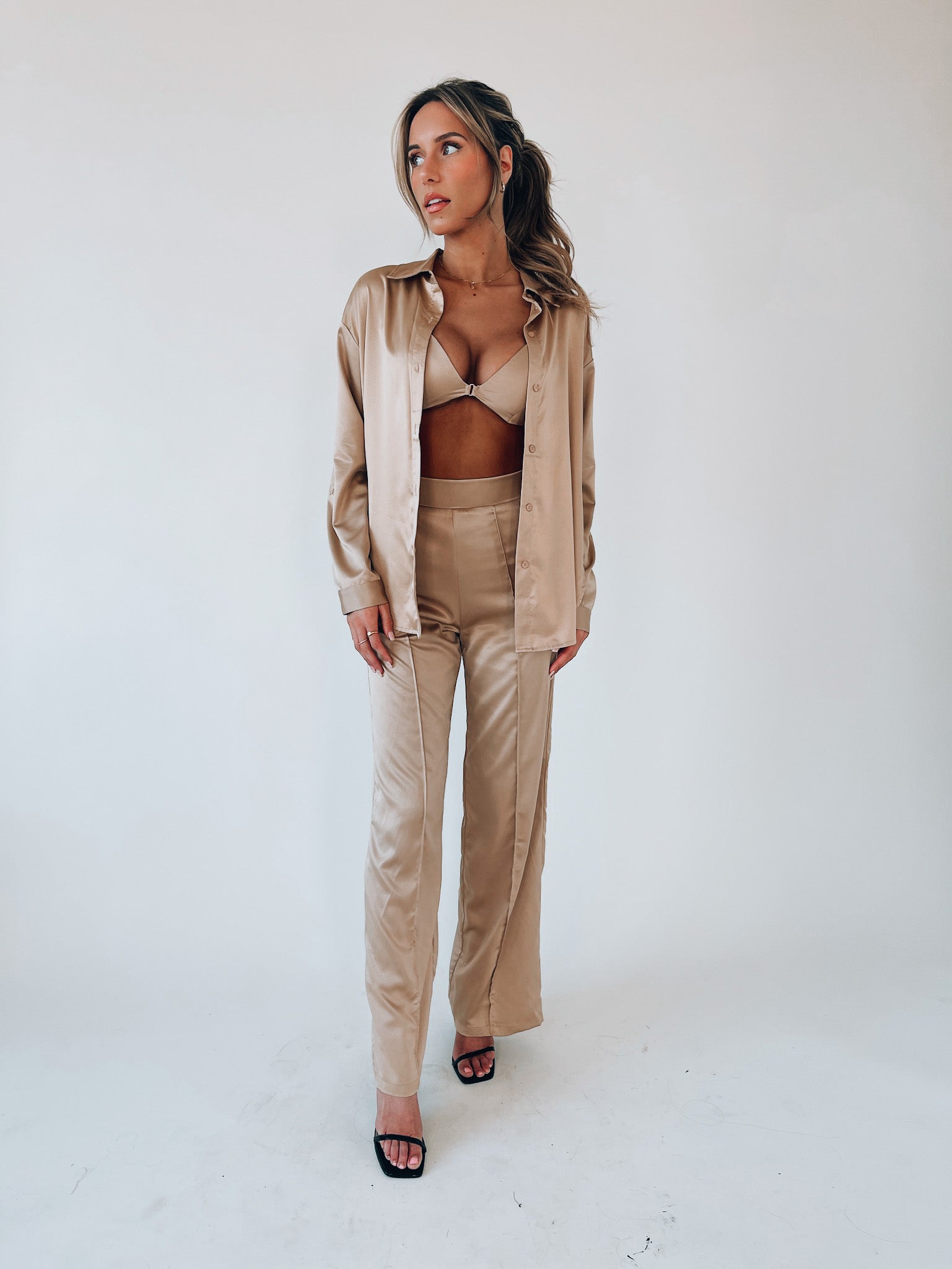Luna 3 Piece Silk Set