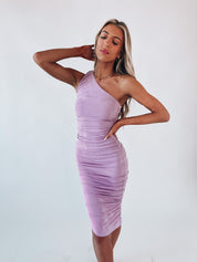 RESTOCKED : Yasmine One Shoulder Midi Dress