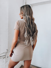 Davina Ruched Mini Dress