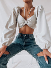 Laina Halter Detail Top