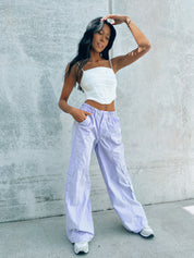 RESTOCKED :Lavender Cargo Pants