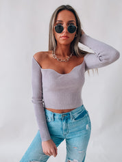 SALE :Ashland OTS Knit Top