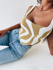 Lennon Zebra Crop Top