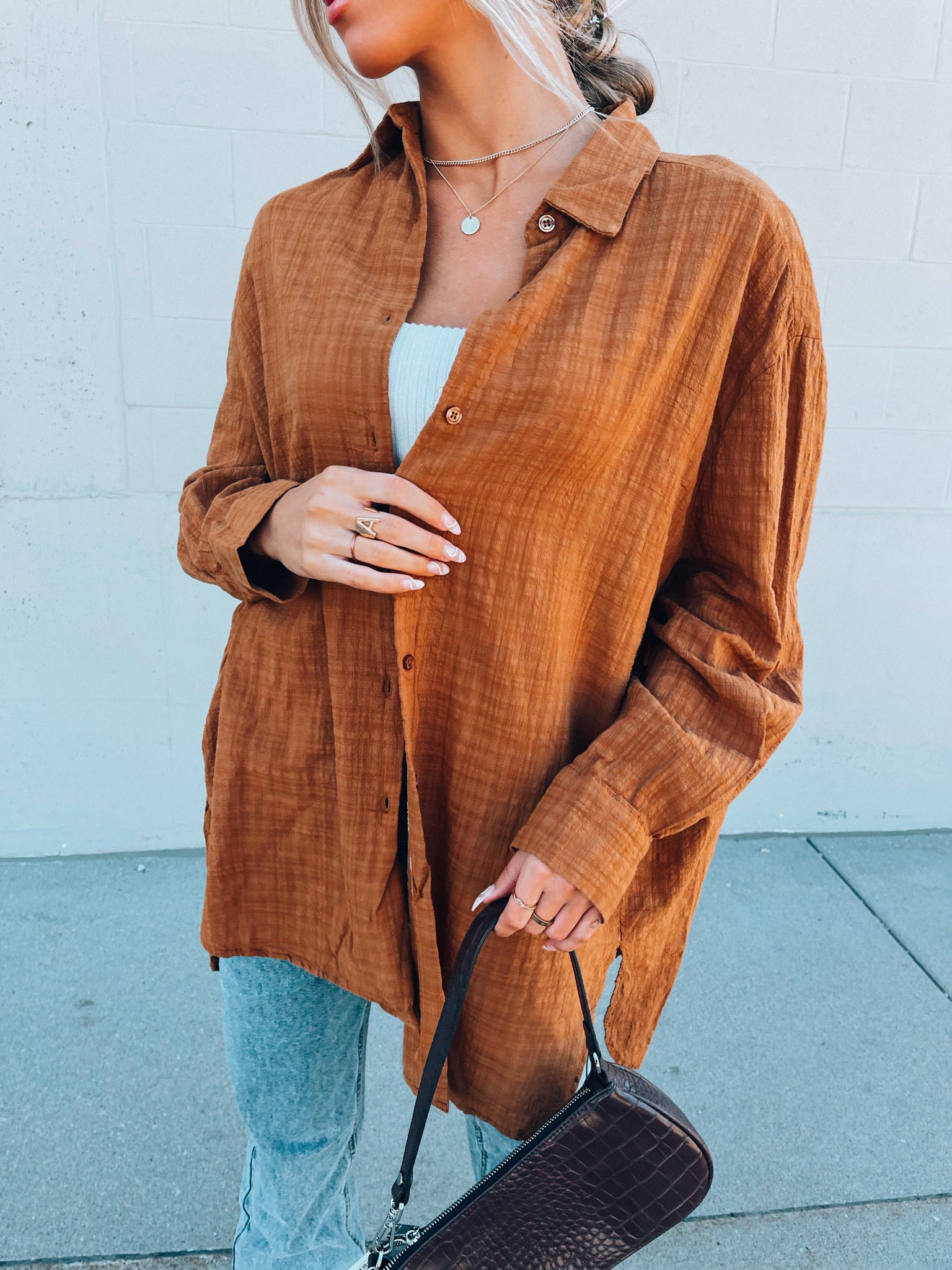Camel Must Have Button Up