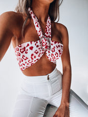 Monika Pink Animal Print Top