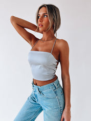 Mylah Back Lace-Up Top