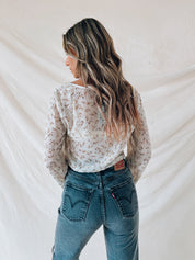 SALE :Charlie Front Tie Long Sleeve