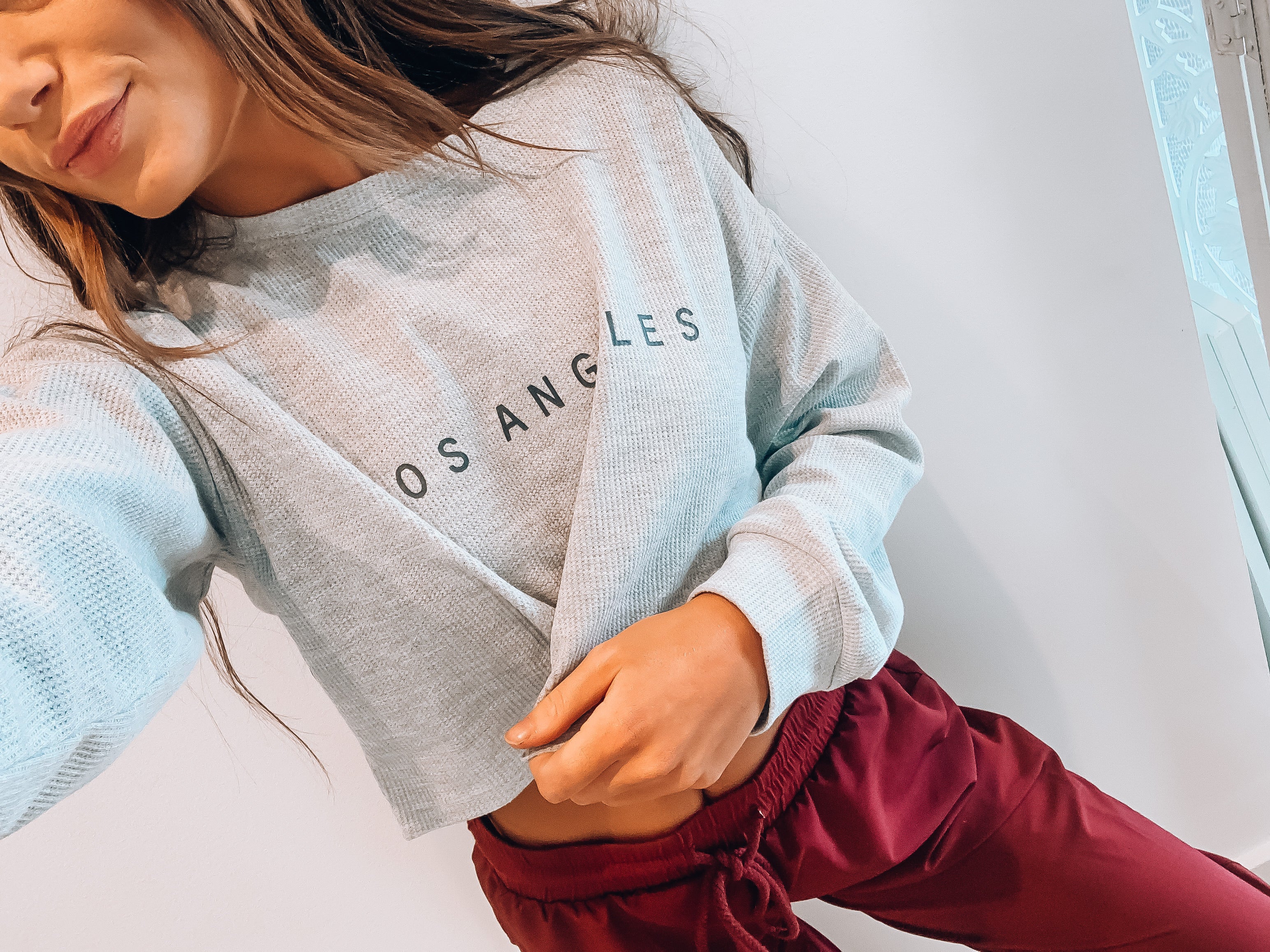 Los Angeles Cropped Crewneck