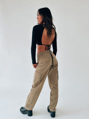 Kairi Open Back Crop Top