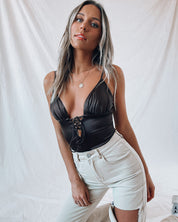 Raquel Front Tie Bodysuit