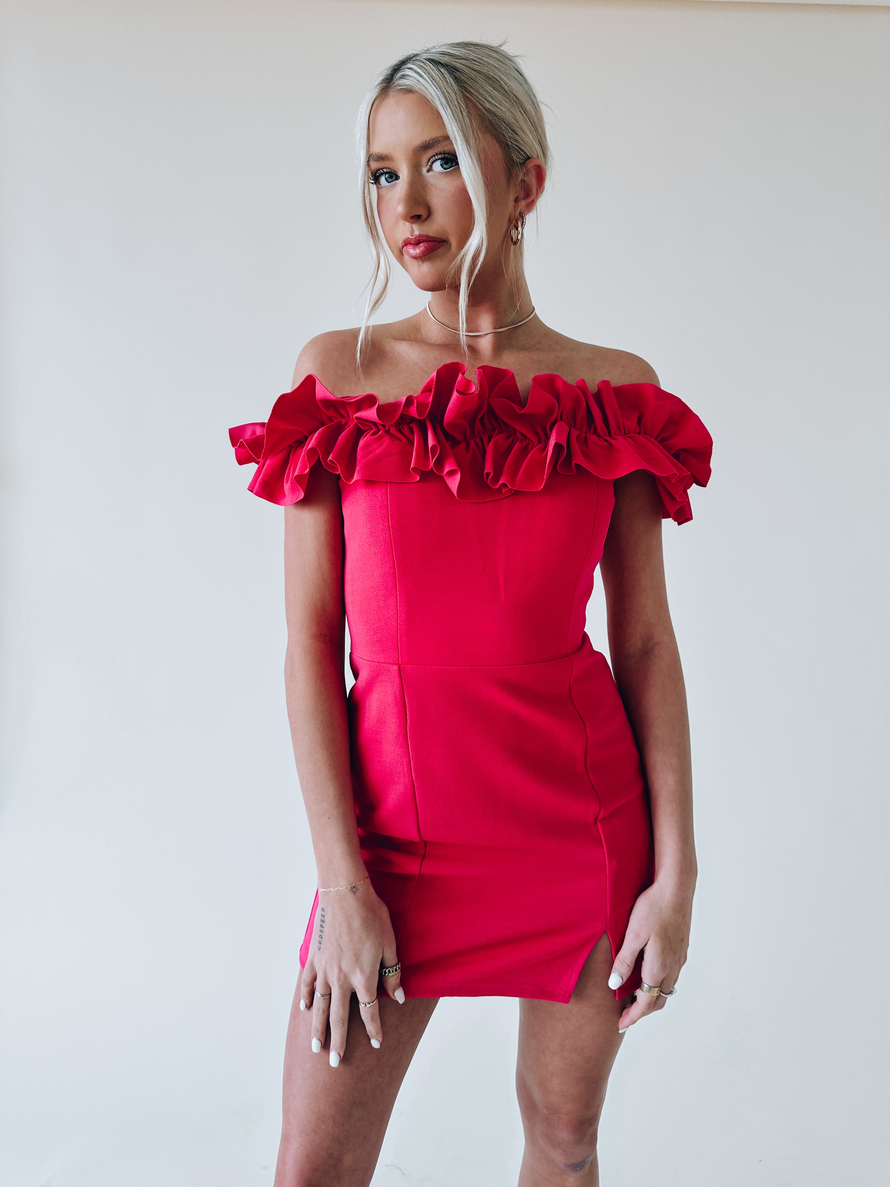 Kelcey Fuchsia Mini Dress