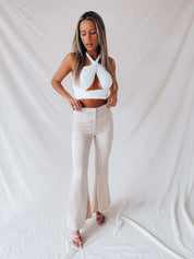 RESTOCKED: Maleena High Waisted Silk Bottoms