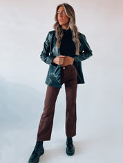 RESTOCKED: Chocolate Boyfriend Denim
