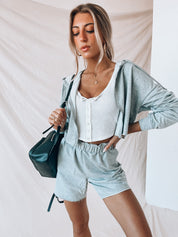 Grey Lounge Around Short