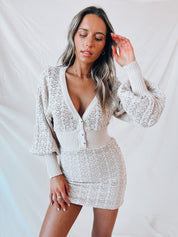 Kinzie Bubble Sleeve Mini Dress