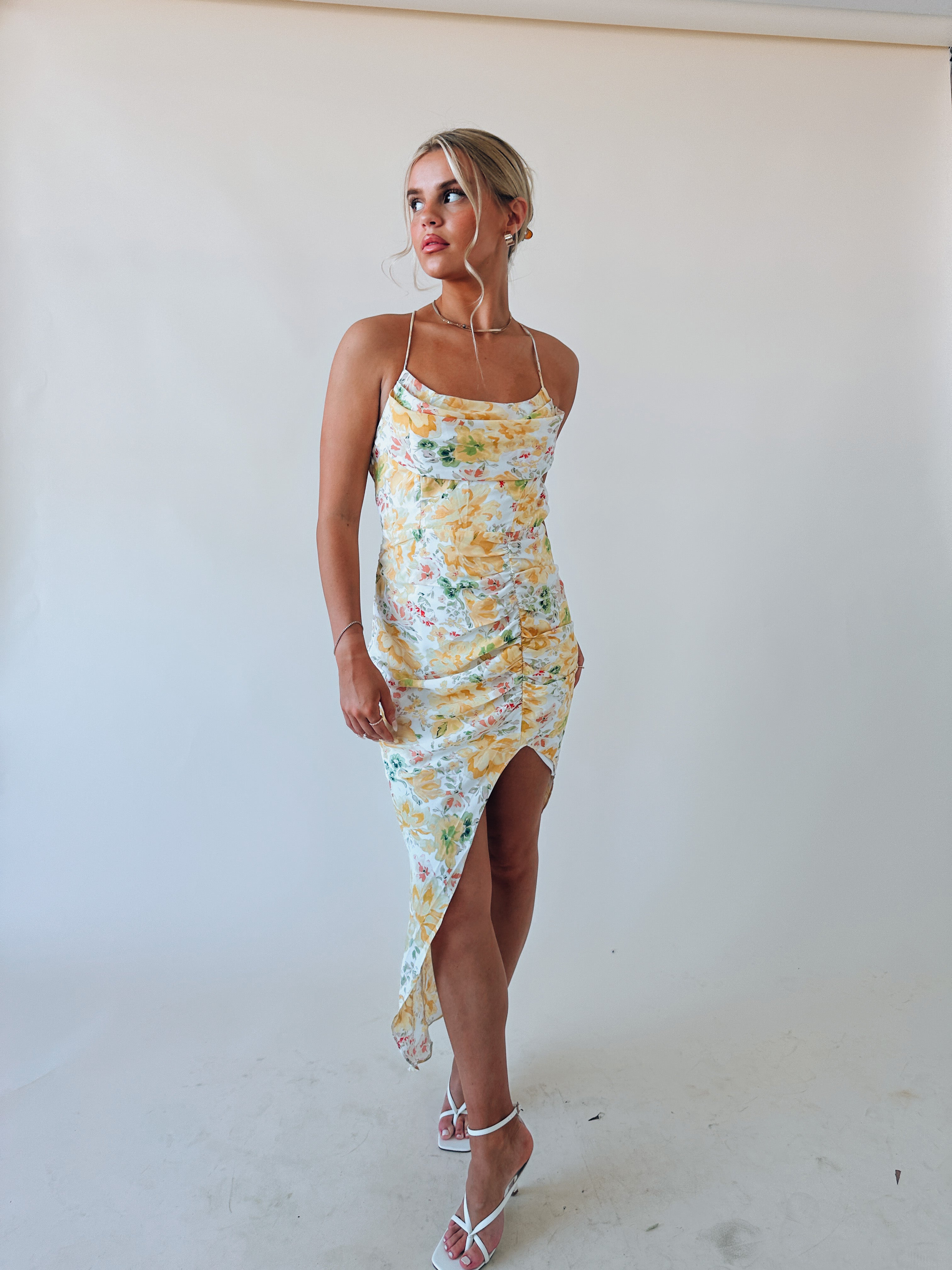 Jemma Floral Midi Dress