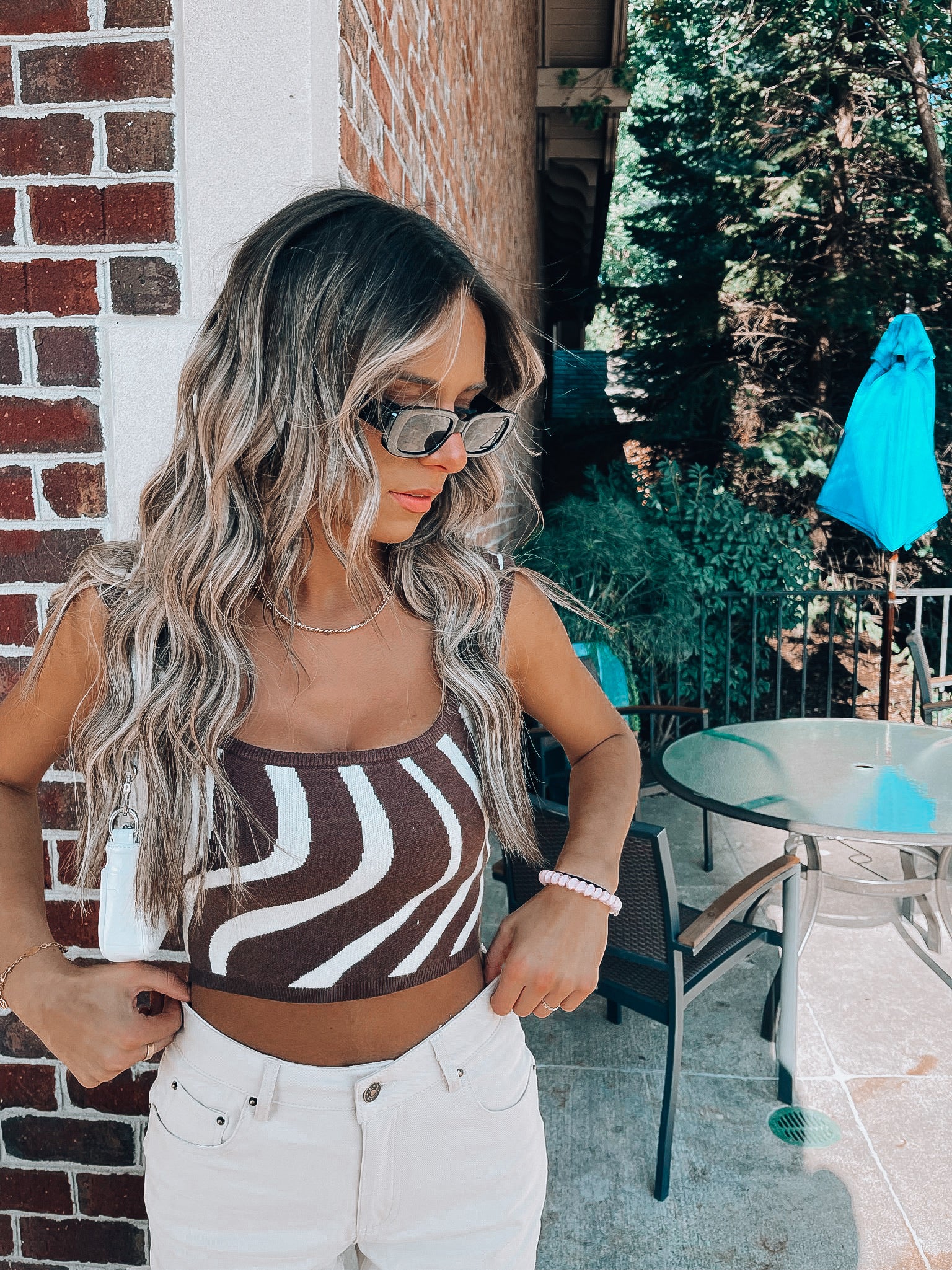 RESTOCKED: Chocolate Waves Knit Top