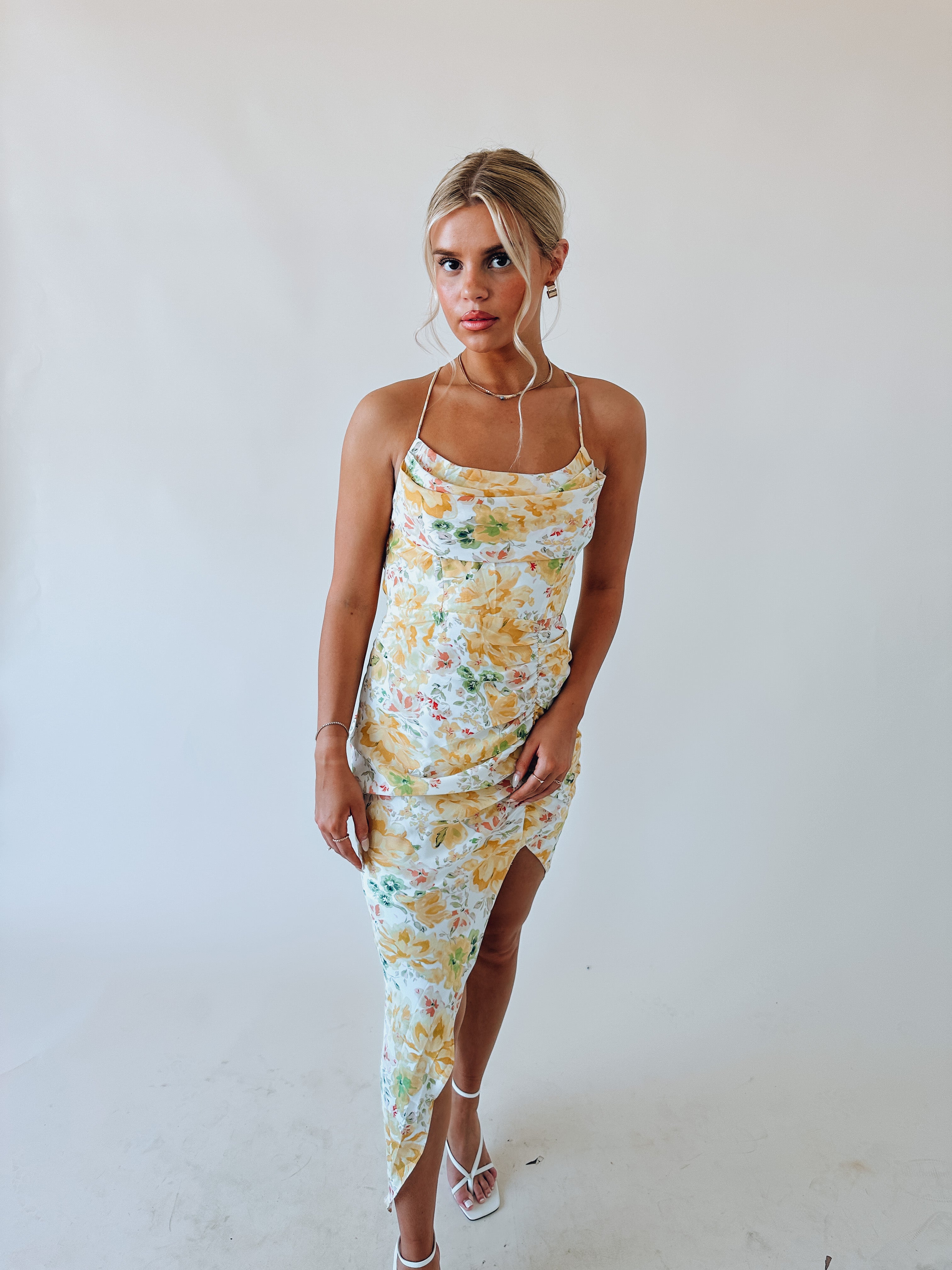 Jemma Floral Midi Dress