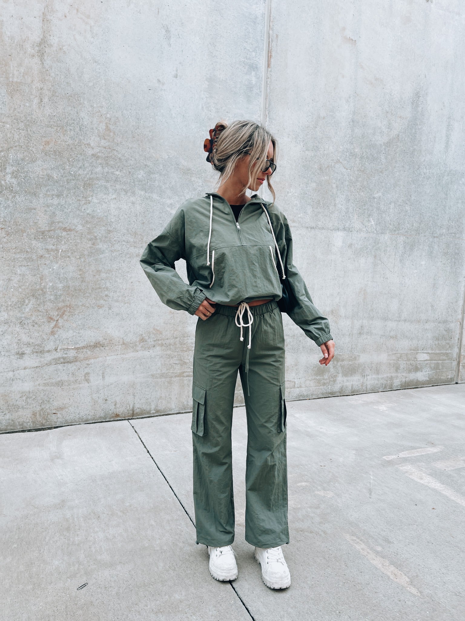 Dusty Green Joggers