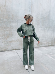 Dusty Green Joggers