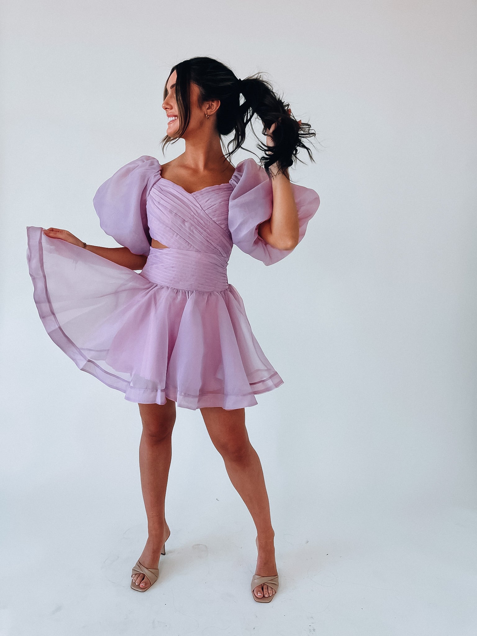 Kaylor Lavender Mini Dress