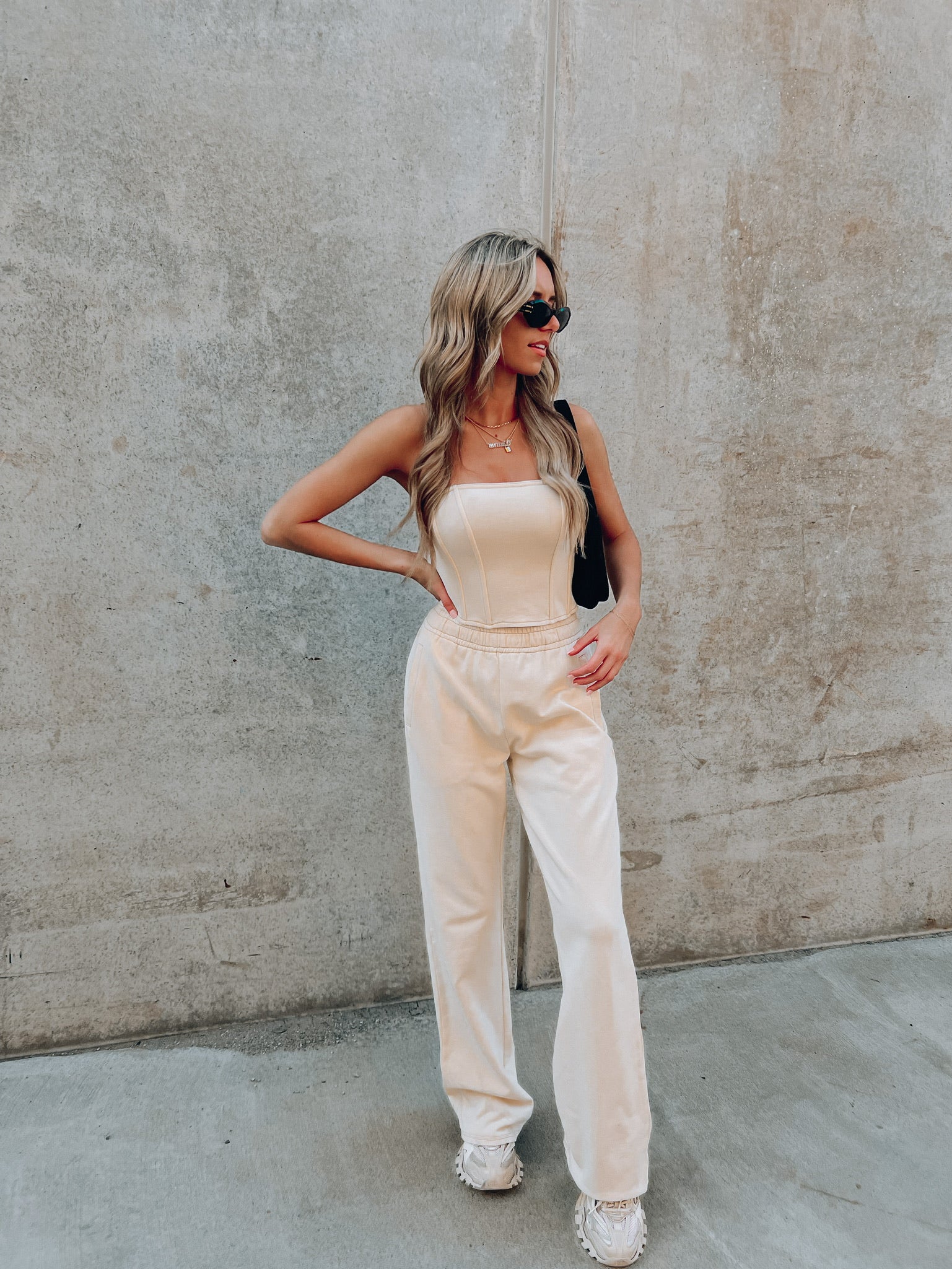 Cassie Cream Sweatpants