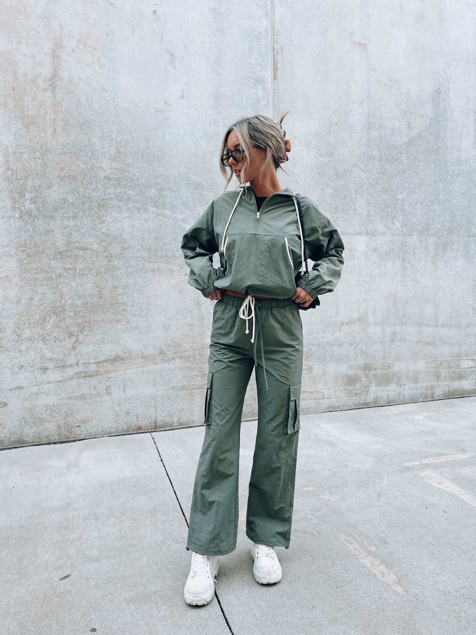 Dusty Green Joggers