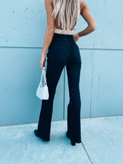 SALE : Dark Denim Boot Cut Pant