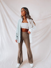 Sage Kalven Colorblock Button Down