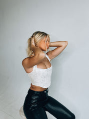 SALE :Angelina Embossed Floral Corset