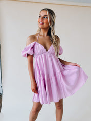 RESTOCKED :Hadlee Off The Shoulder Mini Dress