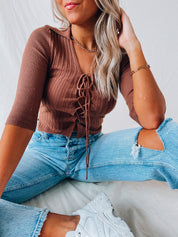 SALE :Chloe Collared Top