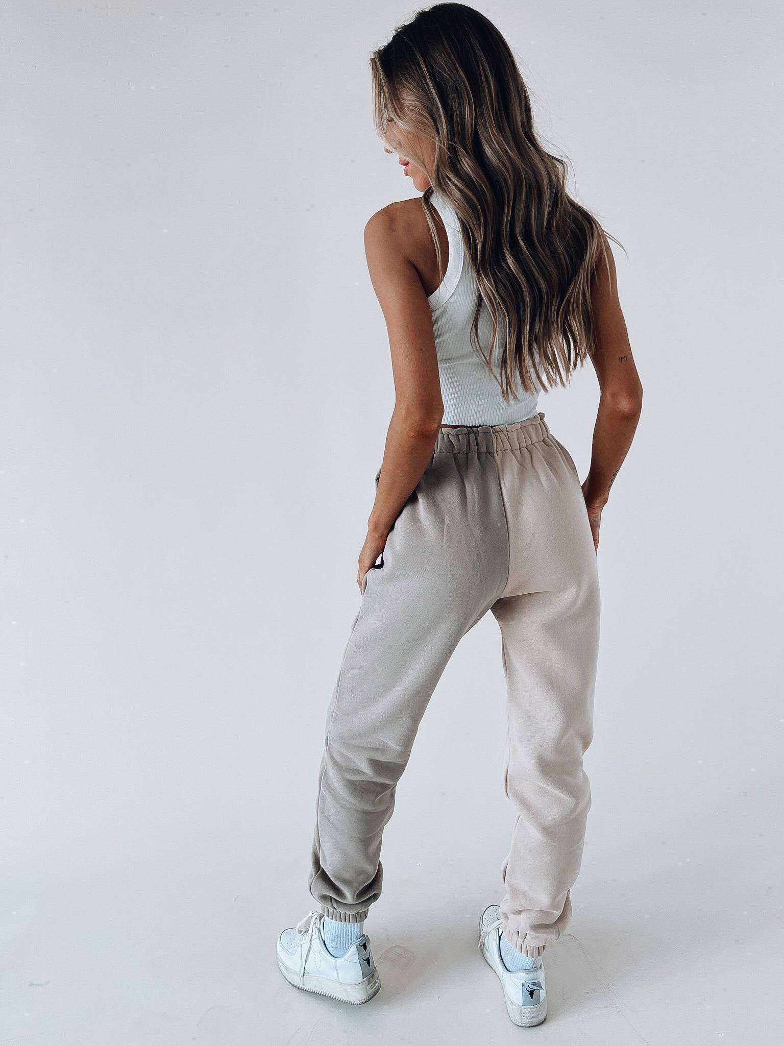 RESTOCKED : Kiki Ribbed Ivory Crop Tank