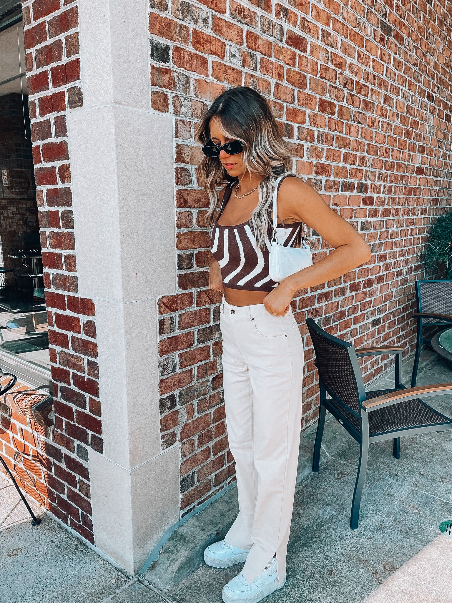 RESTOCKED: Chocolate Waves Knit Top