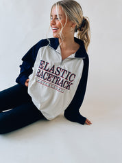 Elastic Racetrack Half Zip