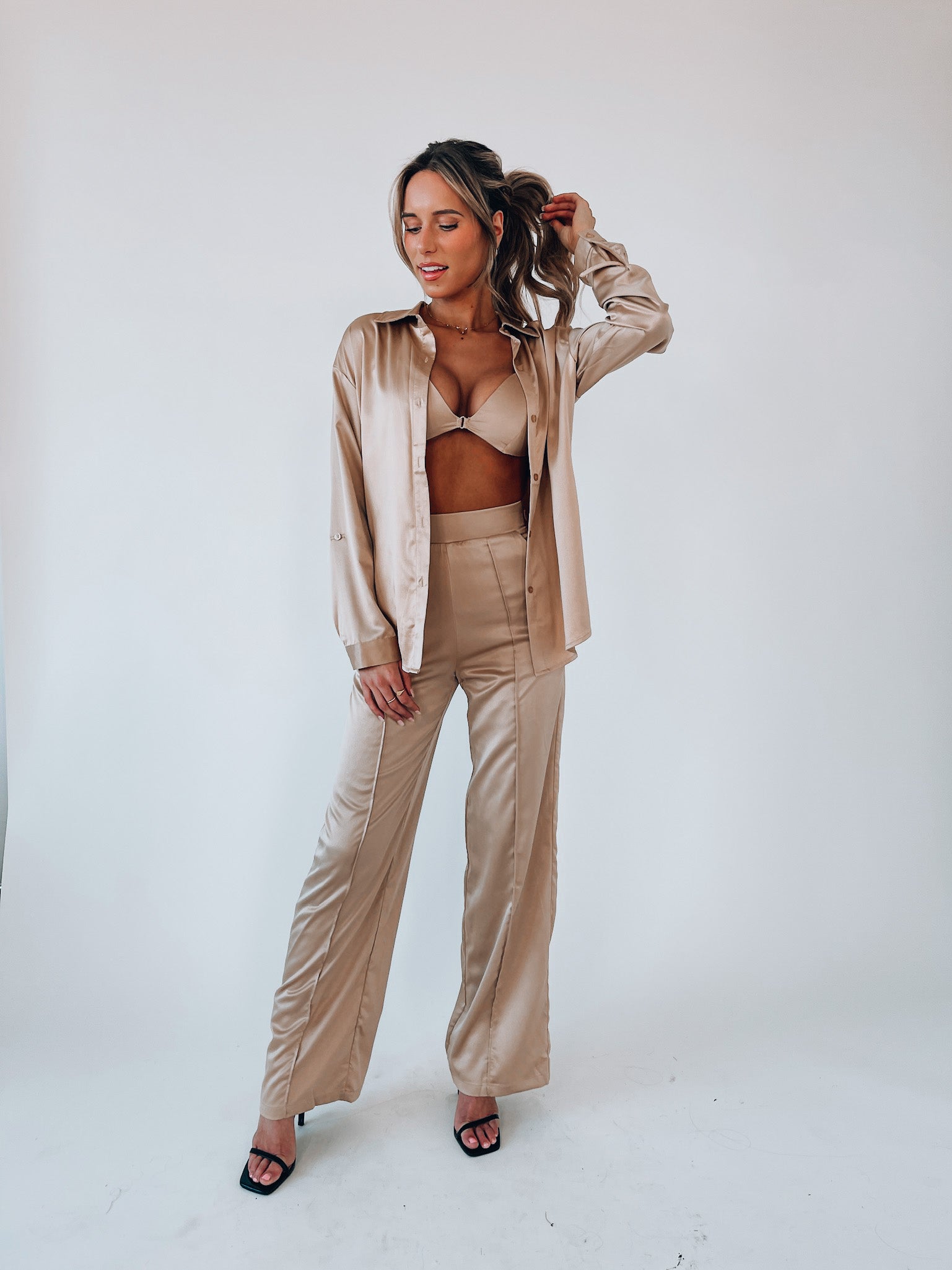 Luna 3 Piece Silk Set