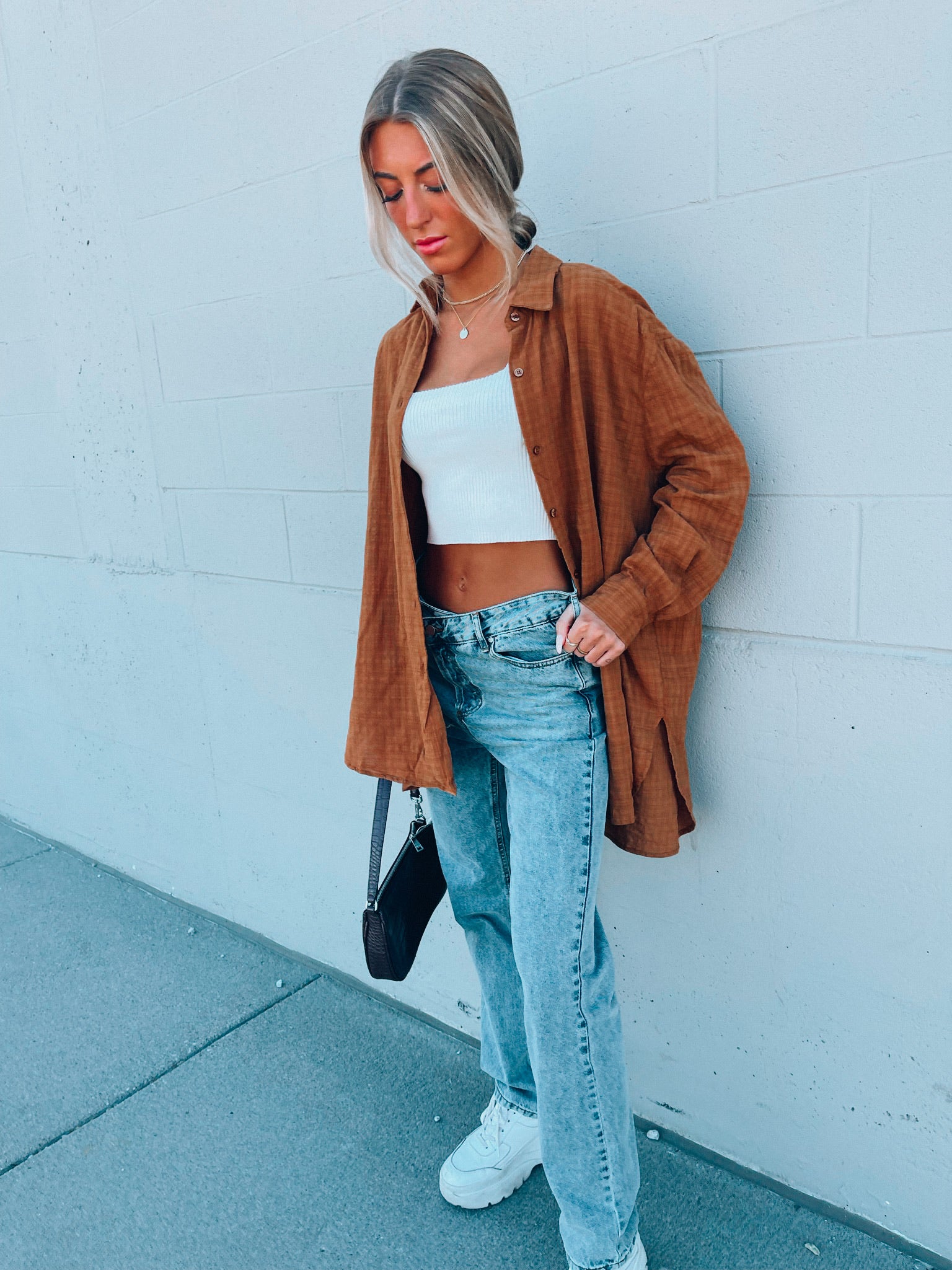 Camel Must Have Button Up