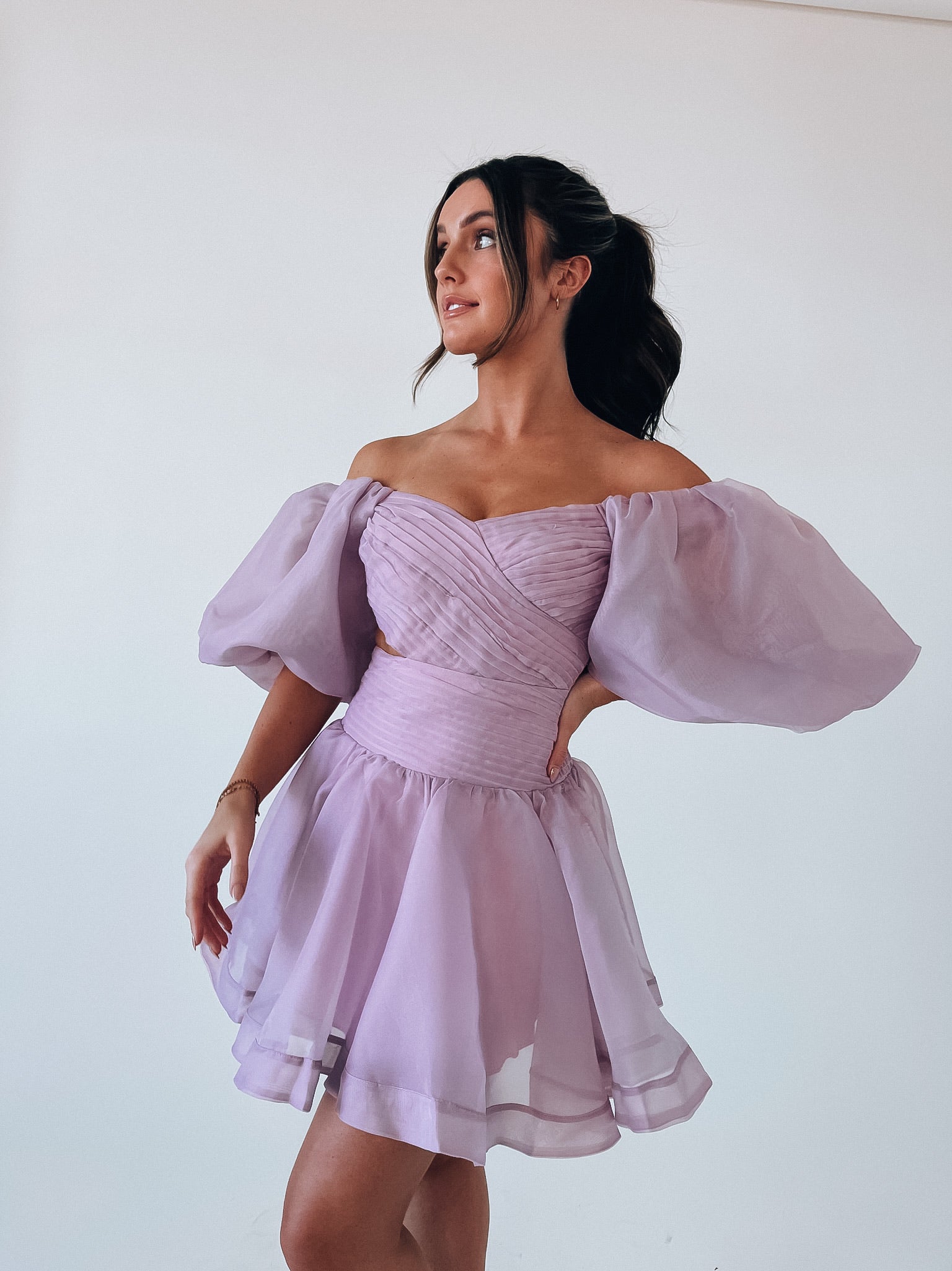 Kaylor Lavender Mini Dress