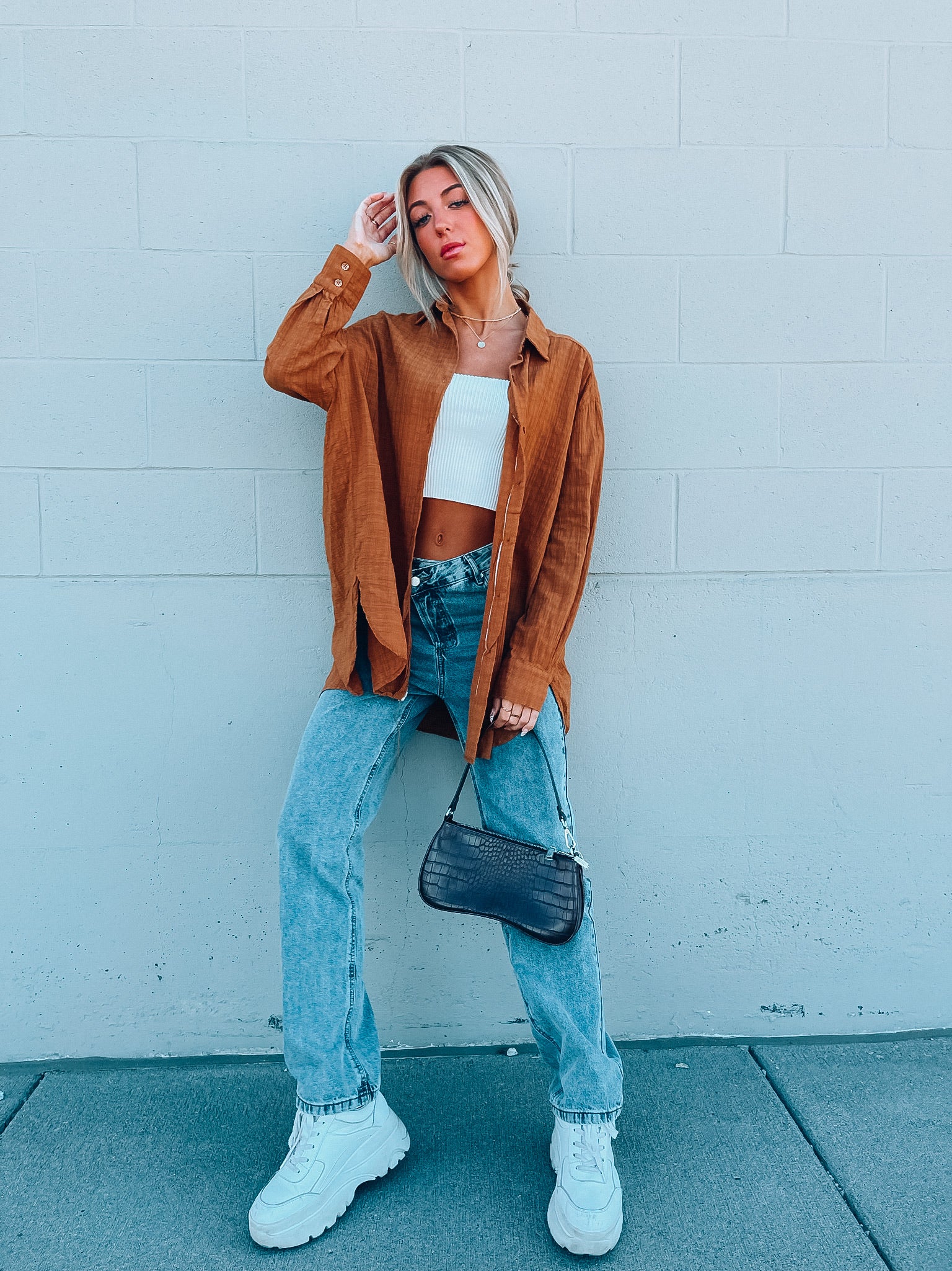 Camel Must Have Button Up